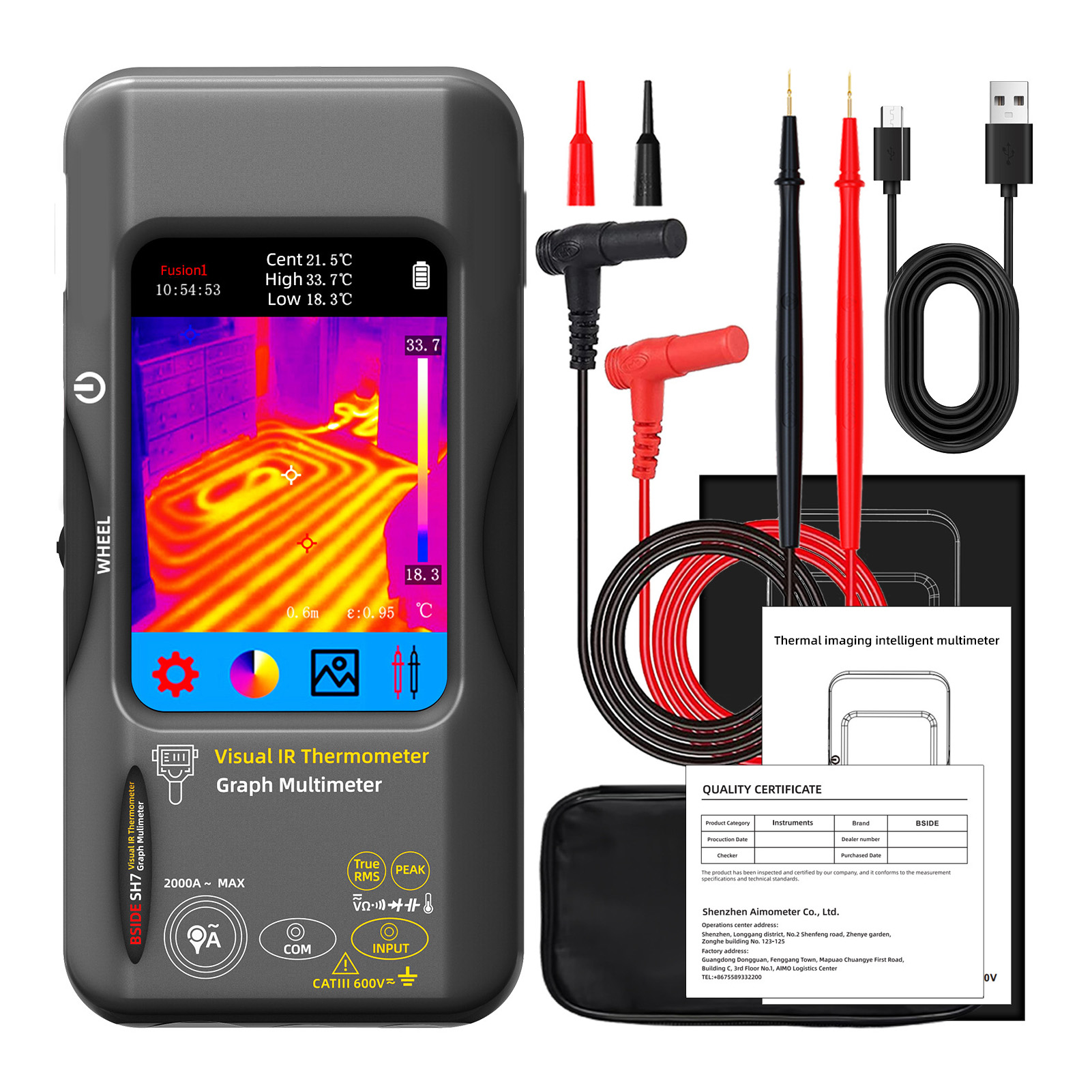 Nf 521 Thermal Imaging Camera - SH7 اللمس التصوير الحراري المتعدد مع