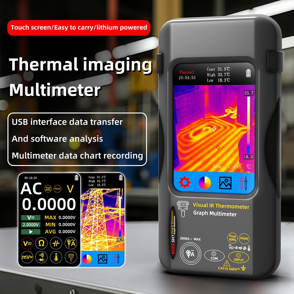 SH7 اللمس التصوير الحراري المت - مراجعة Nf 521 Thermal Imaging Camera وسعره